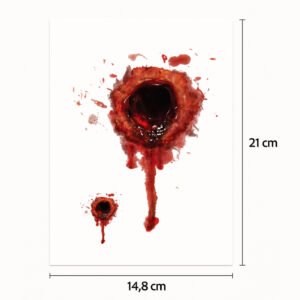 Mezza sleeve Colpo sanguinante