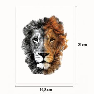 Mezza sleeve Leone di fuoco