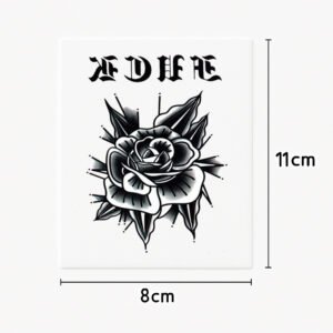 Tatuaggio mano e dita Rosa d’ombra
