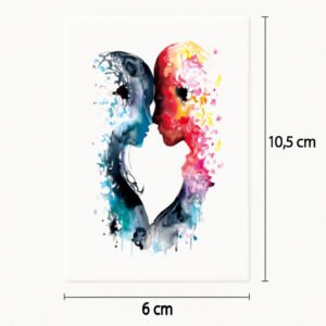Tatuaggio Bacio artistico