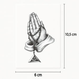 Tatuaggio Preghiera infinita