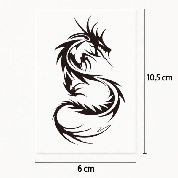 Tatuaggio Drago nero