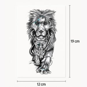 Tatuaggio Leone protettore
