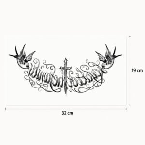 Tatuaggio petto Uccelli in volo