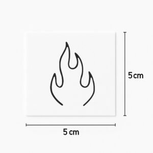 Tatuaggio Fuoco ardente