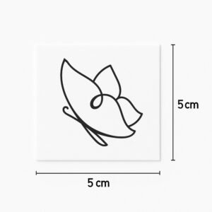 Tatuaggio Farfalla elegante
