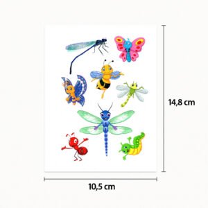 Tatuaggio Farfalla allegra