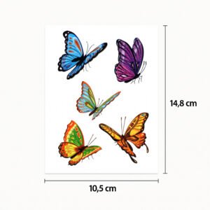 Tatuaggio Farfalle 3D