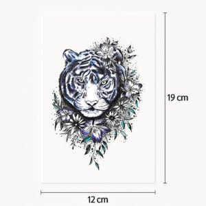 Tatuaggio Tigre arcobaleno
