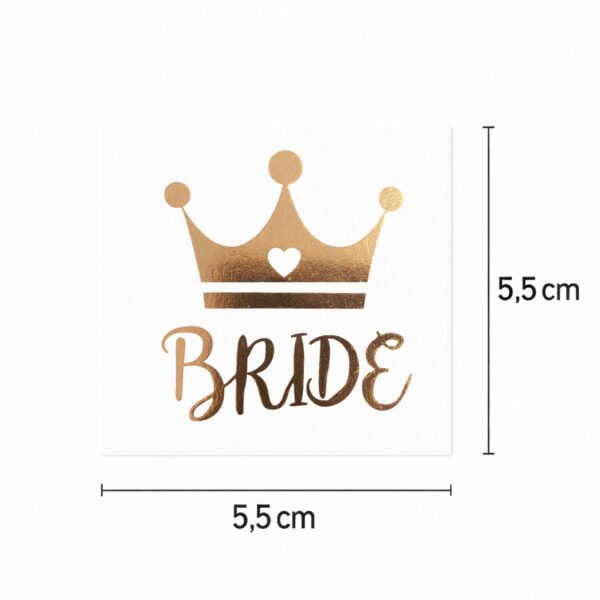 Tatuaggio Regina sposa in oro